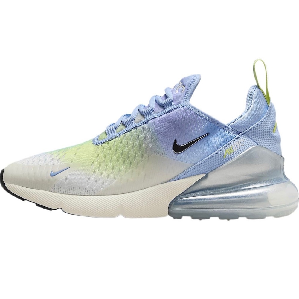 Nike Air Max 270 Aluminum Metallic Silver Blue Green IB7937-468 Womens 6 NWB